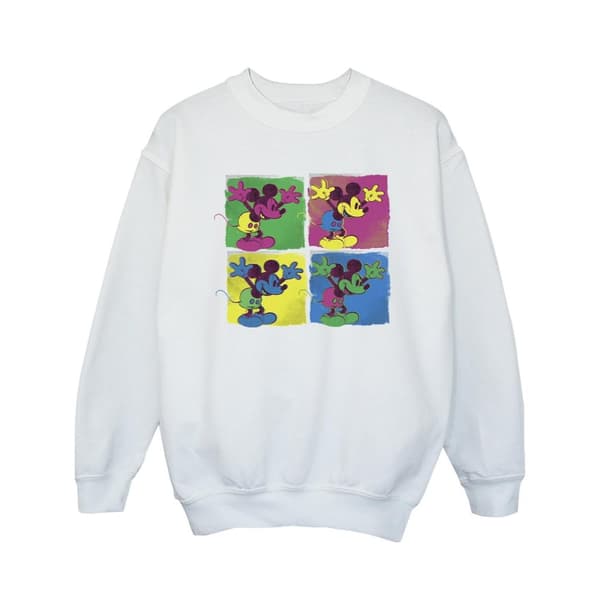 Disney Girls Mickey Mouse Pop Art Sweatshirt