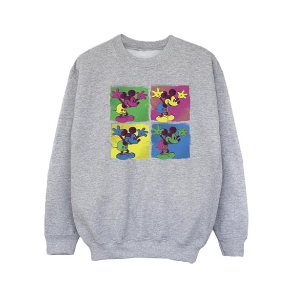 Disney Musse Pigg Pop Art-tröja för flickor Sports Grey 7-8 Years