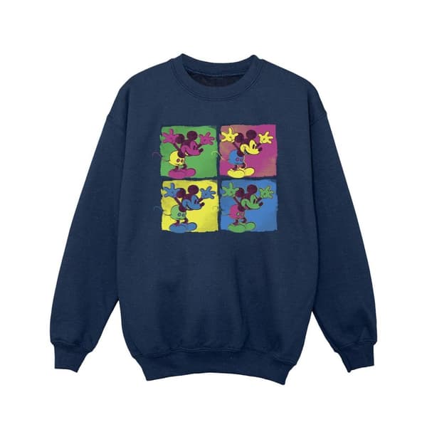 Disney Girls Mickey Mouse Pop Art Sweatshirt