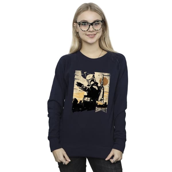 Star Wars Womens/Ladies The Book Of Boba Fett Points Sweatshirt