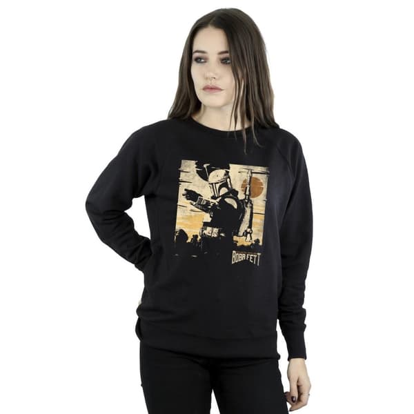 Star Wars Dam/Tjej The Book Of Boba Fett Points Sweatshirt