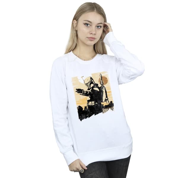 Star Wars Dam/Tjej The Book Of Boba Fett Points Sweatshirt