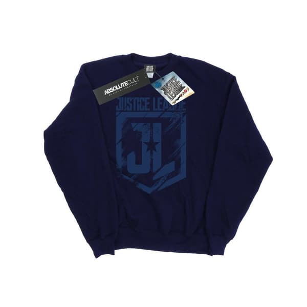 DC Comics Dam/Tjej - Justice League Movie Indigo - Sweatshirt med logotyp