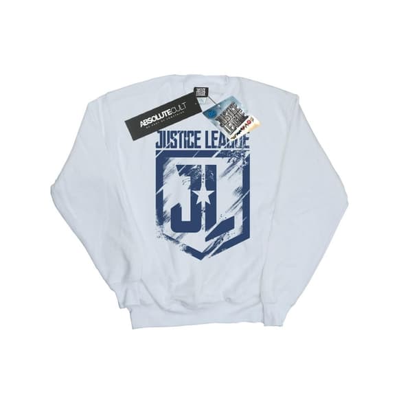 DC Comics Dam/Tjej - Justice League Movie Indigo - Sweatshirt med logotyp