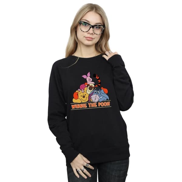 Disney Womens/Ladies Winnie The Pooh Group Sweatshirt