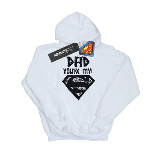 DC Comics Mens Superman Super Dad Hoodie
