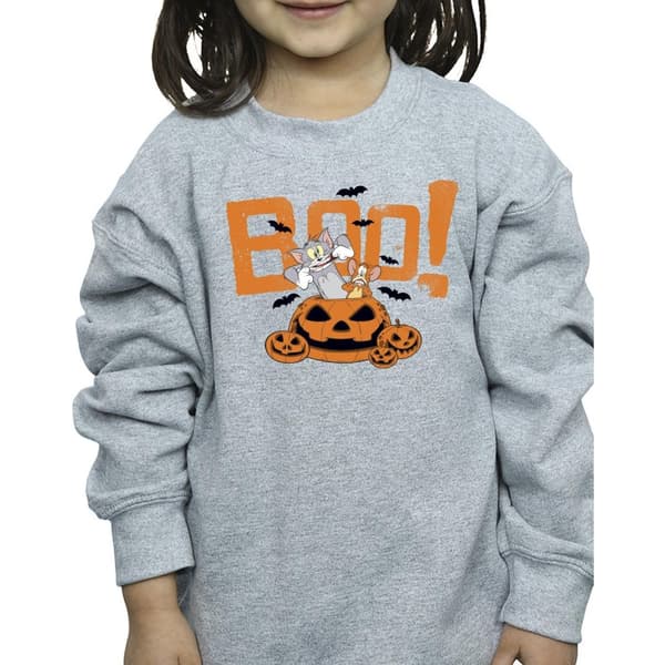 Tom & Jerry Girls Halloween Boo! Sweatshirt