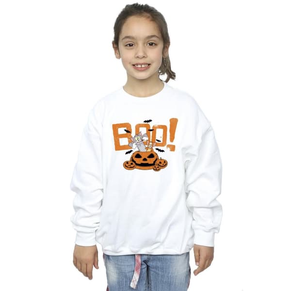 Tom & Jerry Girls Halloween Boo! Sweatshirt