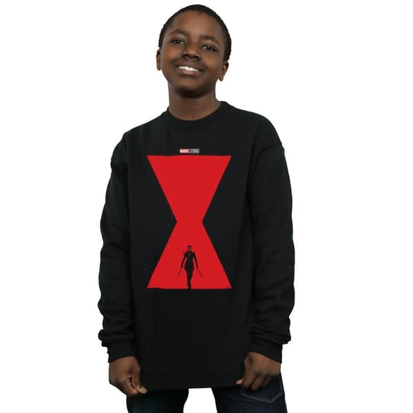 Marvel Sweatshirt med filmaffisch för pojkar - Black Widow