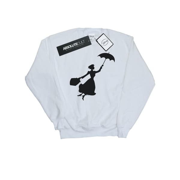 Disney Womens/Ladies Mary Poppins Flying Silhouette Sweatshirt