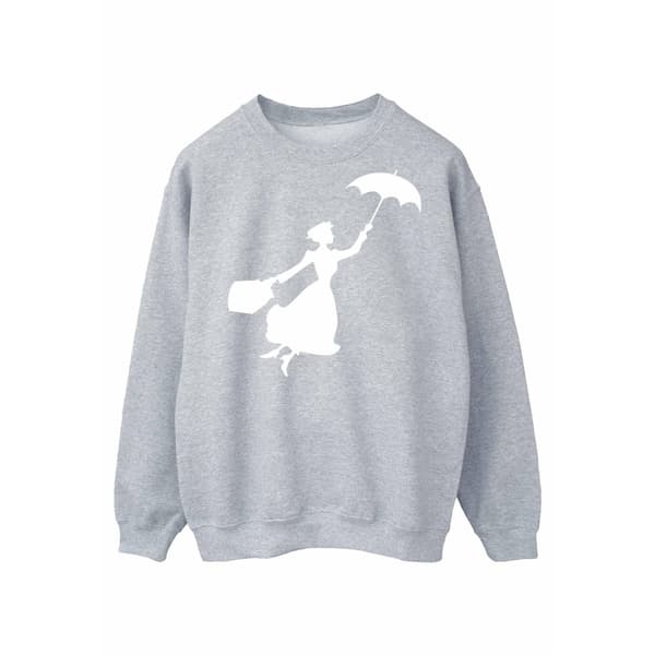 Disney Womens/Ladies Mary Poppins Flying Silhouette Sweatshirt