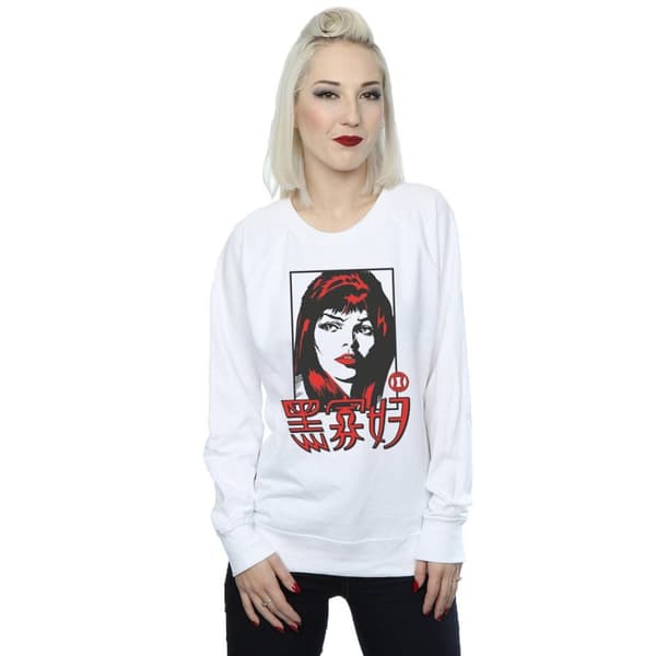 Marvel Womens/Ladies Black Widow Chinese Logo Sweatshirt