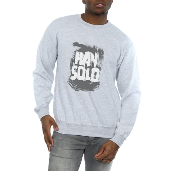 Star Wars Han Solo Text Sweatshirt för herrar