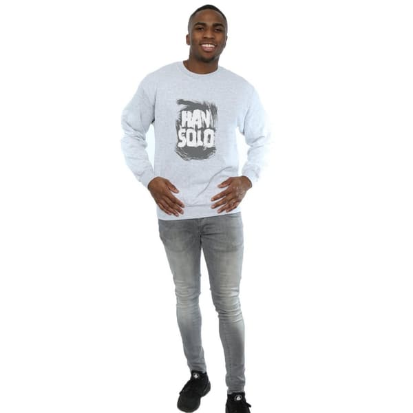 Star Wars Han Solo Text Sweatshirt för herrar