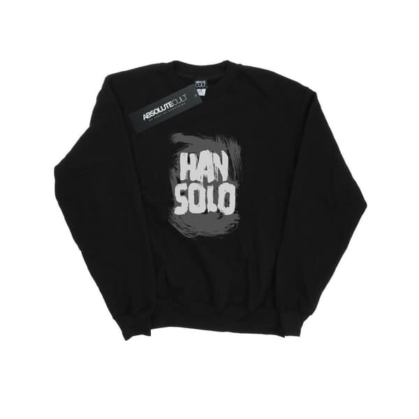 Star Wars Han Solo Text Sweatshirt för herrar