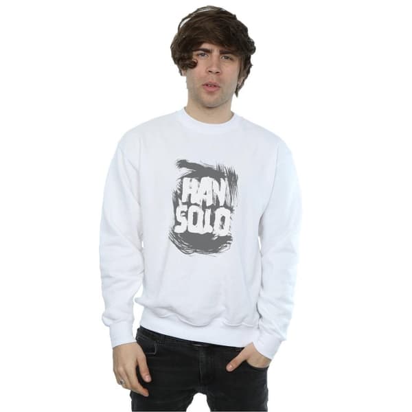 Star Wars Han Solo Text Sweatshirt för herrar