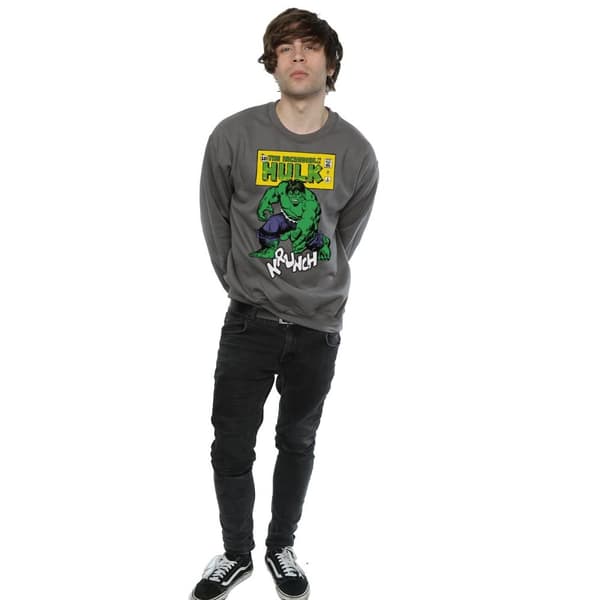 Marvel Mens Hulk Krunch Sweatshirt