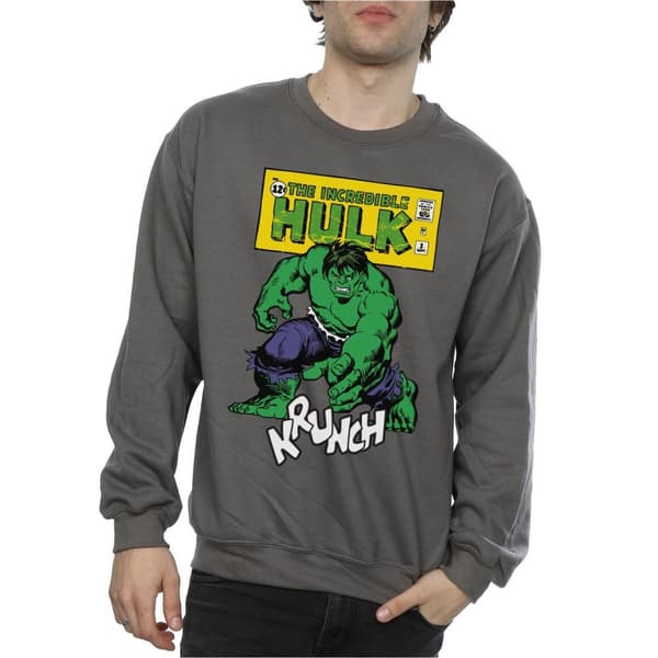 Marvel Mens Hulk Krunch Sweatshirt