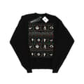 Miniatyrbilde 1 av 5: Disney Girls Nightmare Before Christmas Festive Icons Sweatshirt
