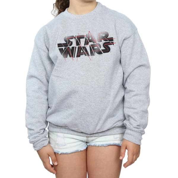 Star Wars Girls The Last Jedi Spray Logo Sweatshirt