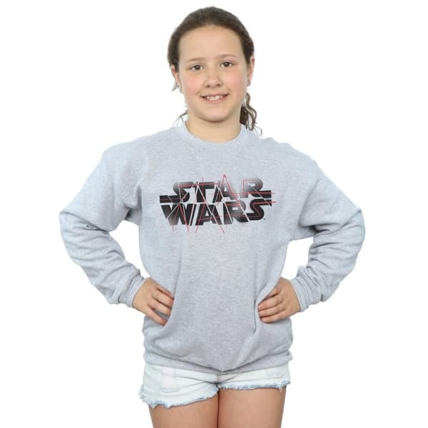 Star Wars Girls The Last Jedi Spray Logo Sweatshirt