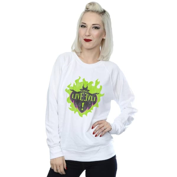 Disney Womens/Ladies The Descendants Maleficent Long Live Sweatshirt