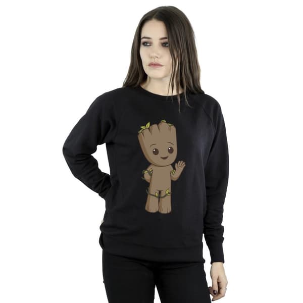 Marvel Dam/Tjej I Am Groot Söt Groot Sweatshirt