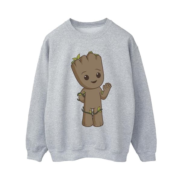 Marvel Womens/Ladies I Am Groot Cute Groot Sweatshirt
