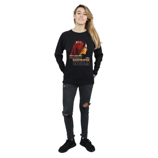 Marvel Womens/Ladies Avengers Infinity War Scarlet Witch Character Sweatshirt