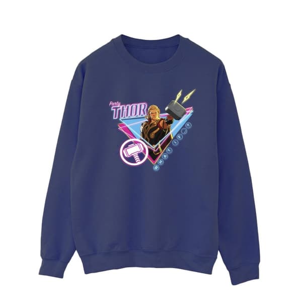 Marvel Mens What If Party Thor Alt Sweatshirt