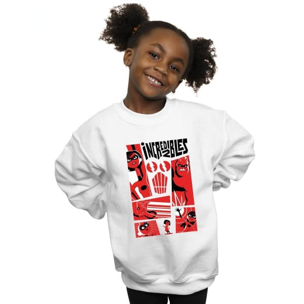 Disney Sweatshirt med collage från The Incredibles för flickor