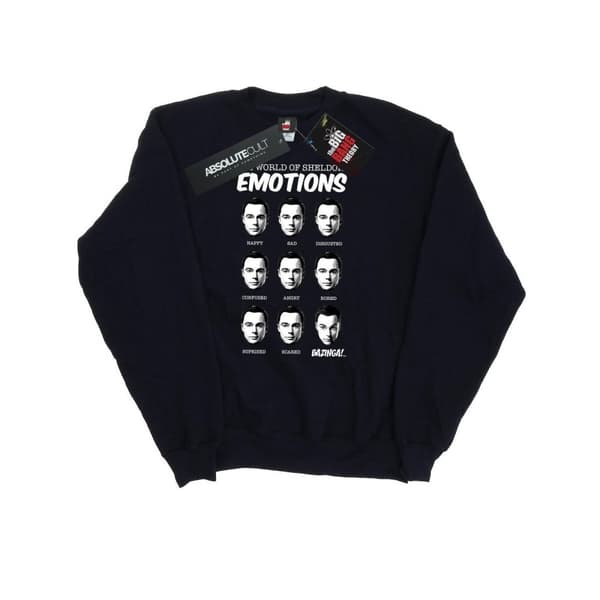 The Big Bang Theory Womens/Ladies Sheldon Emotions Sweatshirt
