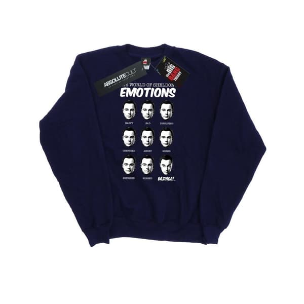 The Big Bang Theory Womens/Ladies Sheldon Emotions Sweatshirt