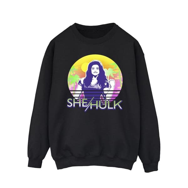 Marvel Mens She-Hulk: Attorney At Law Sunset Smile Sweatshirt