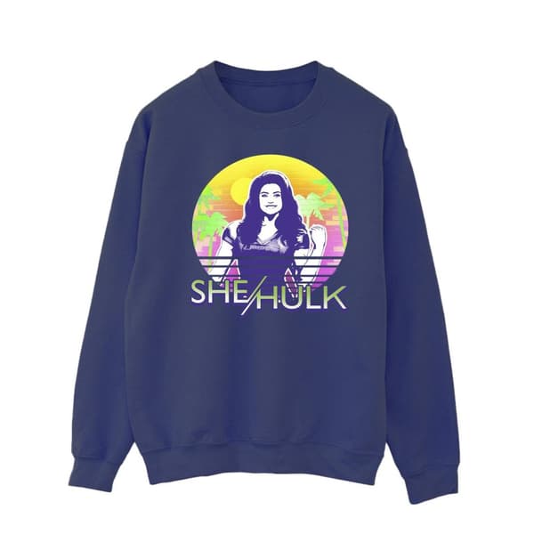 Marvel Mens She-Hulk: Attorney At Law Sunset Smile Sweatshirt