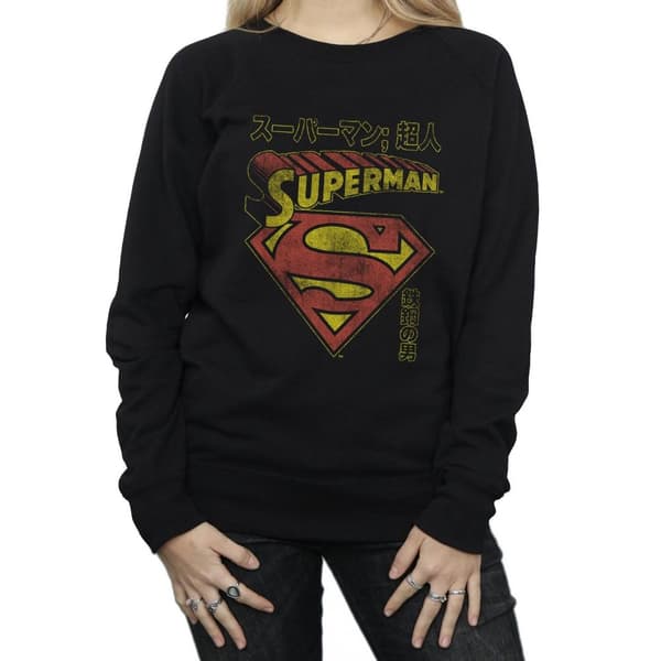 DC Comics Womens/Ladies Superman Shield Sweatshirt