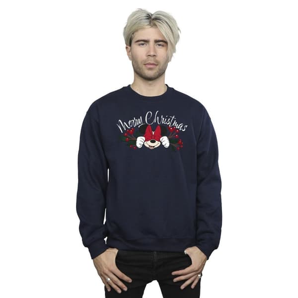 Disney Minnie Mouse Christmas Holly Sweatshirt - herr