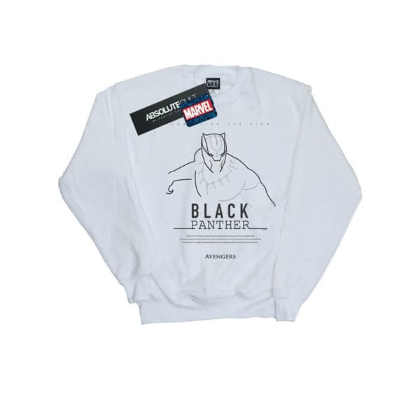 Marvel Mens Black Panther Long Live The King Sweatshirt