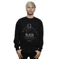 Miniatyrbild 2 av 3: Marvel Black Panther Long Live The King - Sweatshirt för herrar