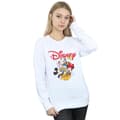 Miniatyrbilde 2 av 3: Disney Womens/Ladies Mickey Mouse Crew Sweatshirt