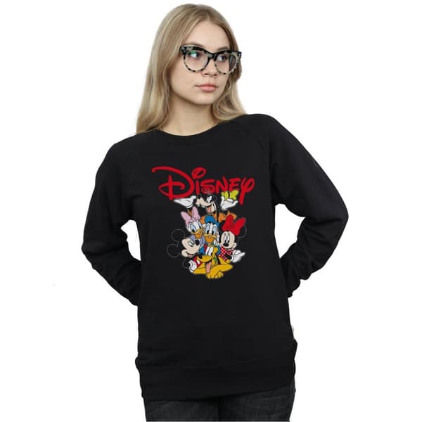 Disney Womens/Ladies Mickey Mouse Crew Sweatshirt