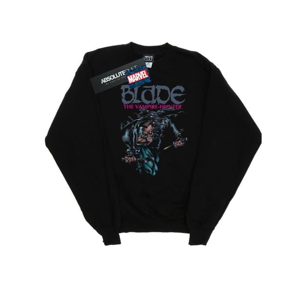 Marvel Mens Blade Action Sweatshirt Black S