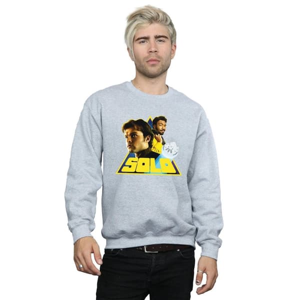 Star Wars Mens Solo Retro Triangle Sweatshirt