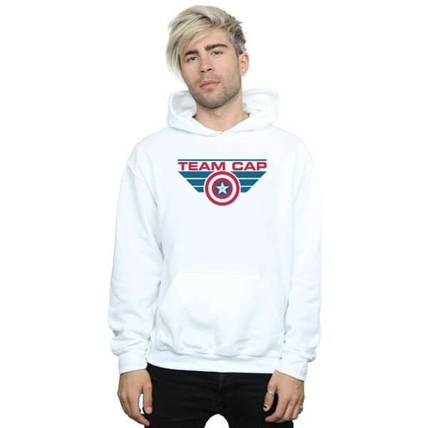 Marvel Mens Captain America Civil War Team Cap Hoodie