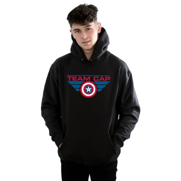 Marvel Mens Captain America Civil War Team Cap Hoodie