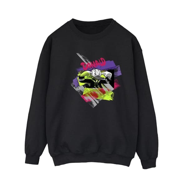 Disney Dam/Tjej Donald Duck Öronpropp Bright Sweatshirt
