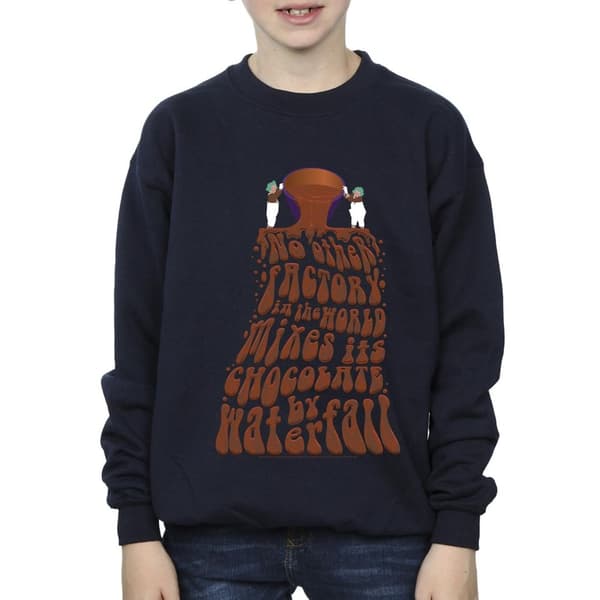 Willy Wonka Boys Chocolate Waterfall Sweatshirt
