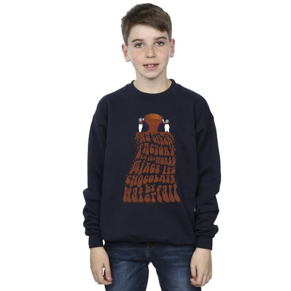 Willy Wonka Boys Chocolate Waterfall Sweatshirt