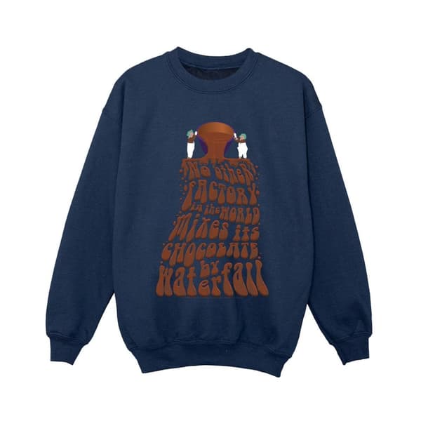 Willy Wonka Boys Chocolate Waterfall Sweatshirt