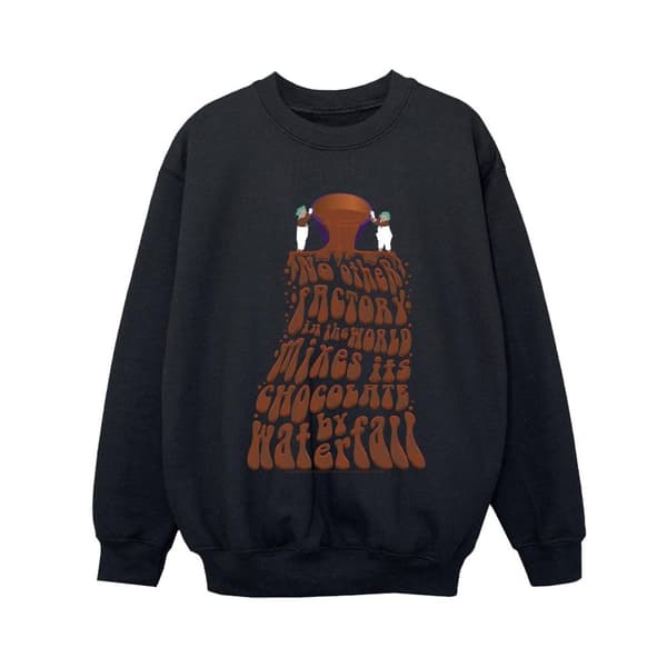 Willy Wonka Boys Chocolate Waterfall Sweatshirt